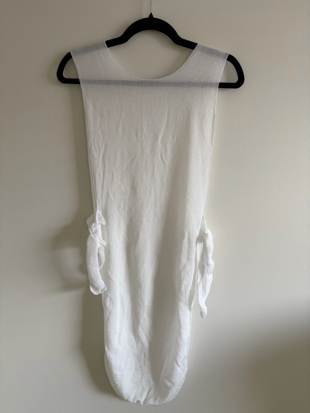 Beach White Knit coverup